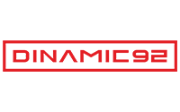 dinamic 92 logo en version colour