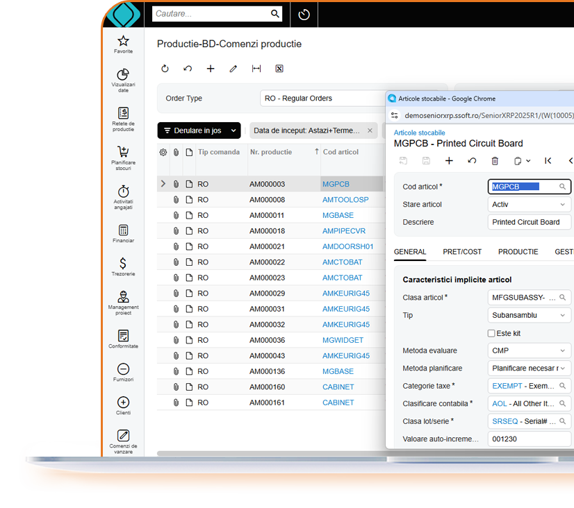 Productie Senior Software