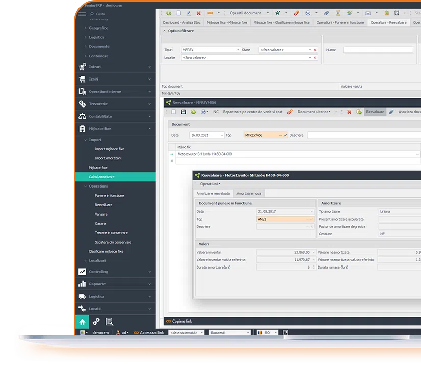 solutie software pentru financiar - Valoare de amortizat