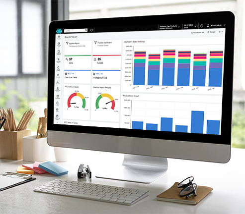 analiza date clienti in sistem software crm