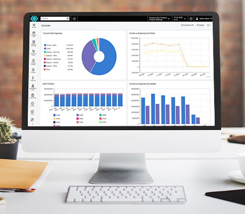 rapoarte financiare in sistem software erp xrp