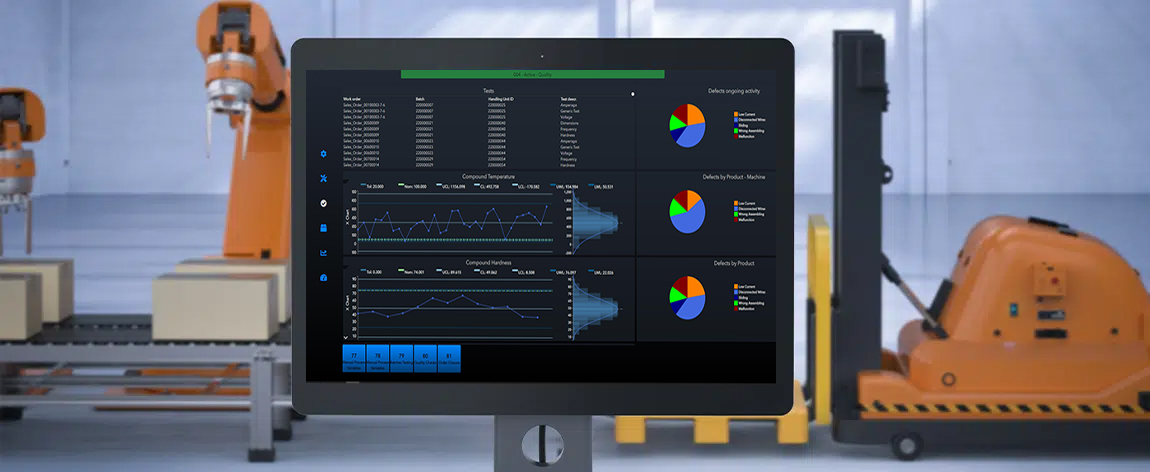 sistem mes pentru productie si managementul calitatii cu functionalitati complexe