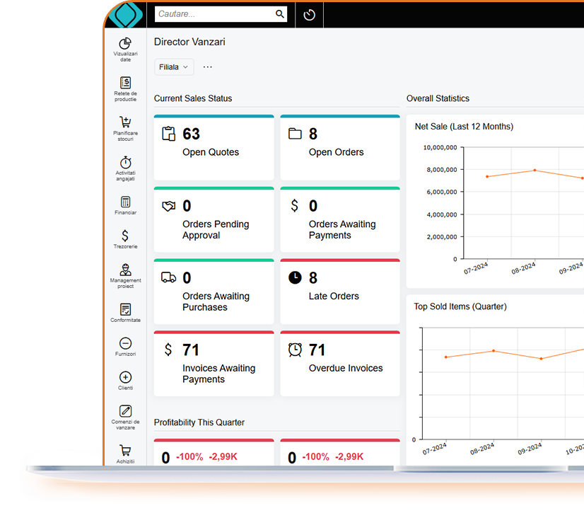 sistem software erp xrp pentru gestiune depozit integrare wms