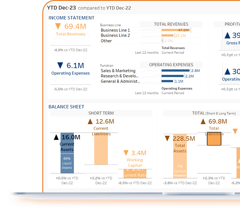 trezorerie in bi business intelligence