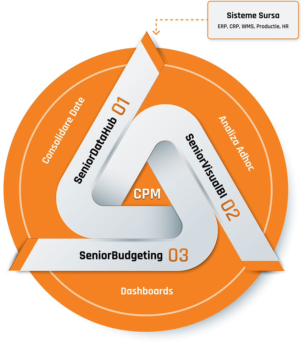 Arhitectura platformei SeniorCPM