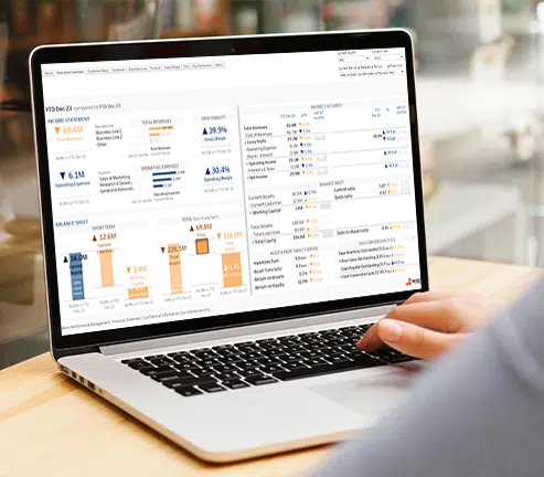 dashboarduri financiar si controlling sistem software romania