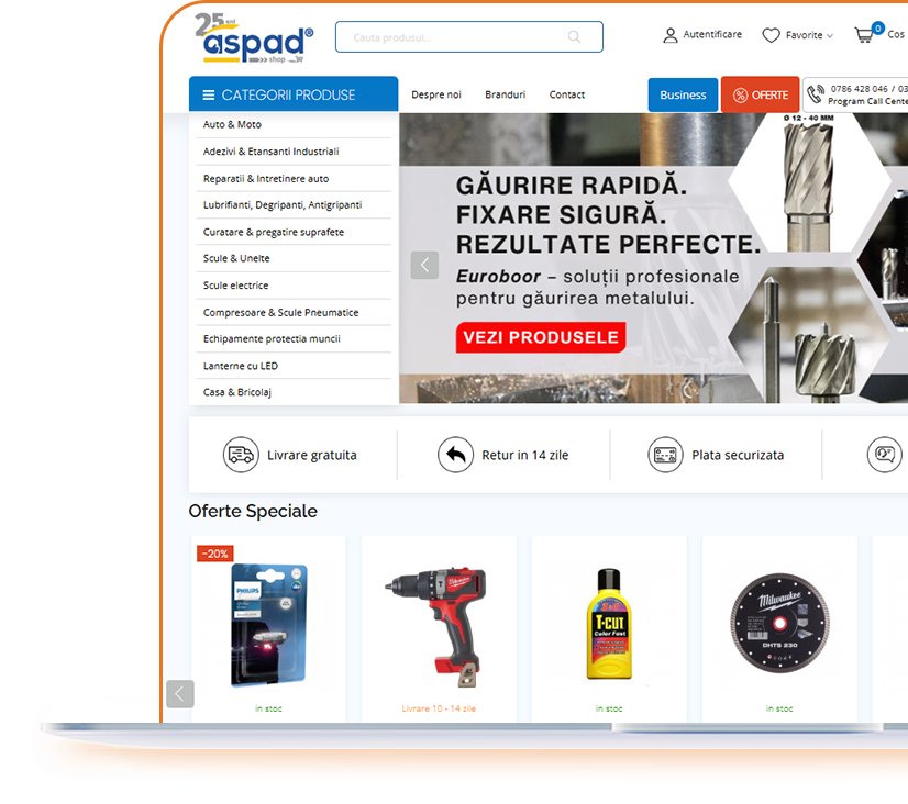site ecommerce magazin online senior software
